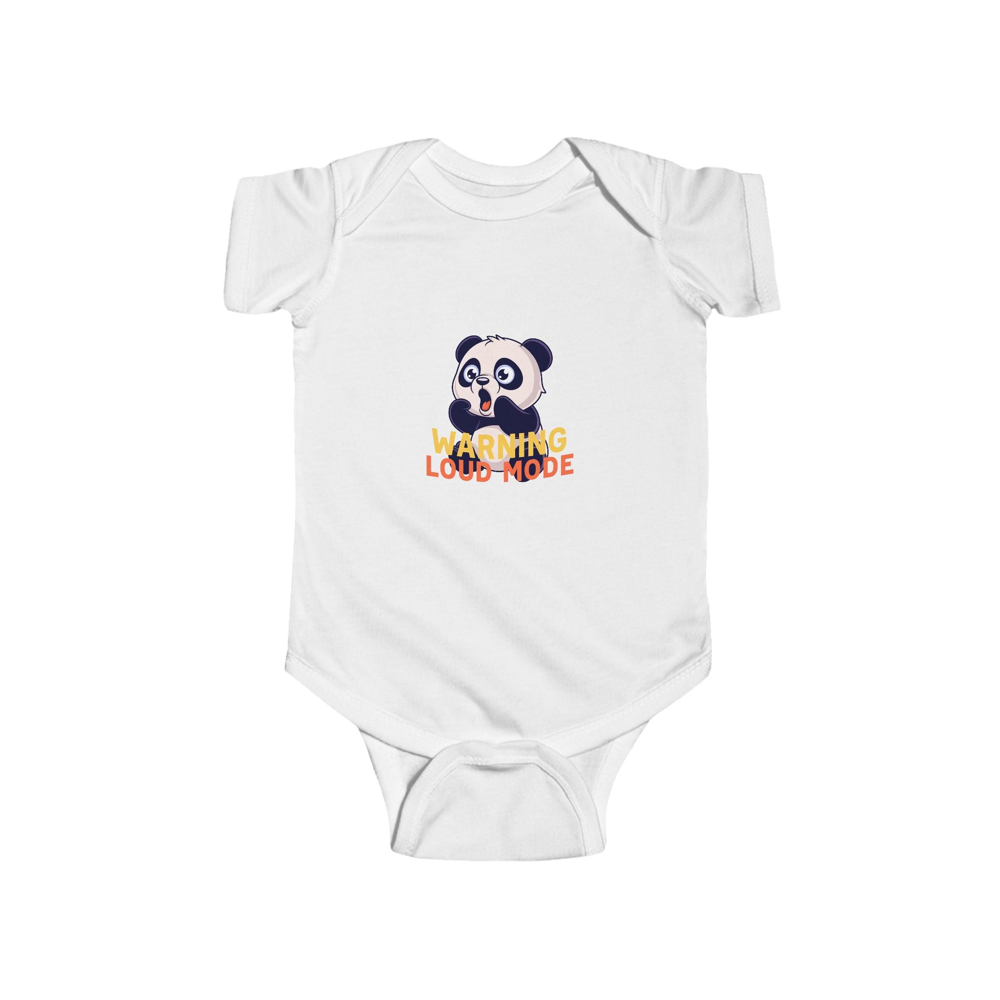 Panda 'Warning: Loud Mode' Infant Bodysuit