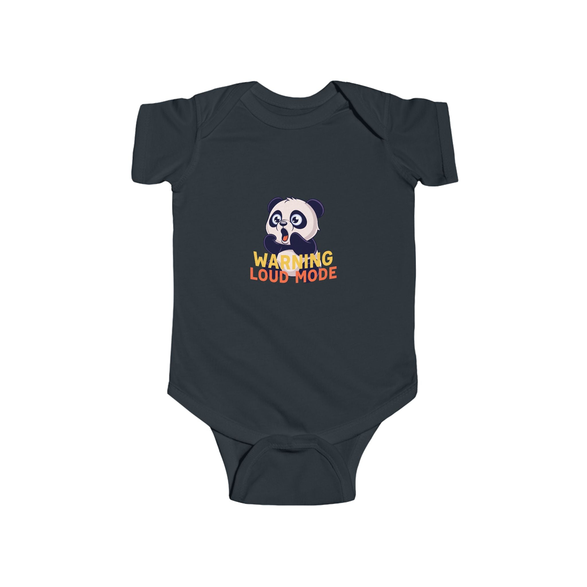 Panda 'Warning: Loud Mode' Infant Bodysuit