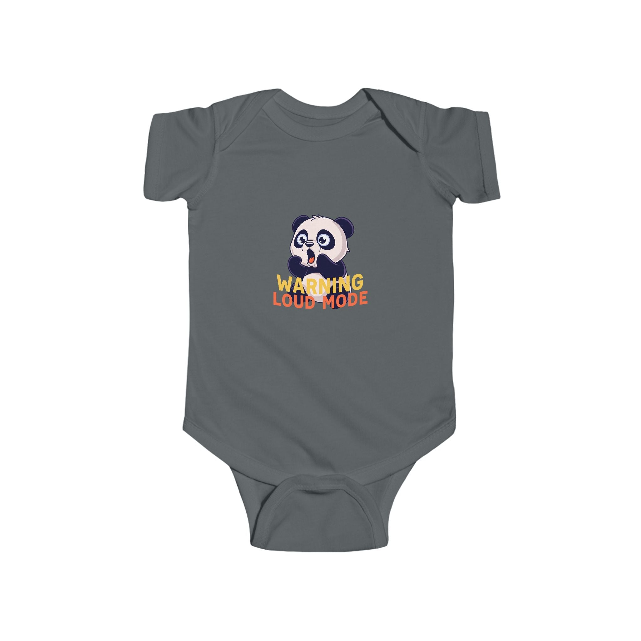 Panda 'Warning: Loud Mode' Infant Bodysuit