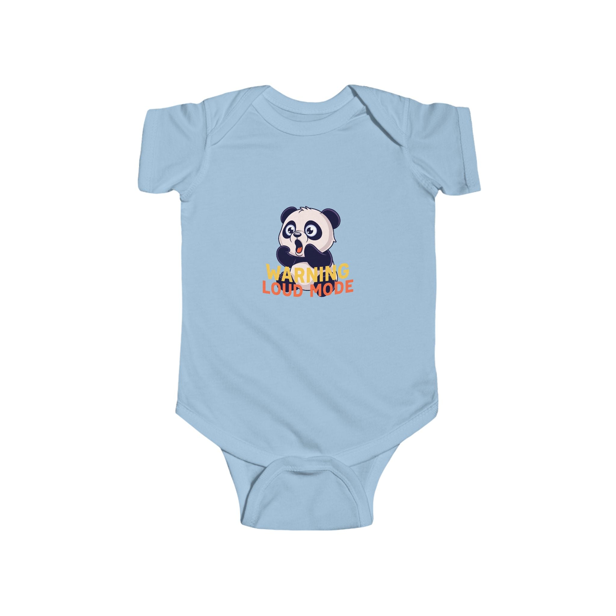 Panda 'Warning: Loud Mode' Infant Bodysuit