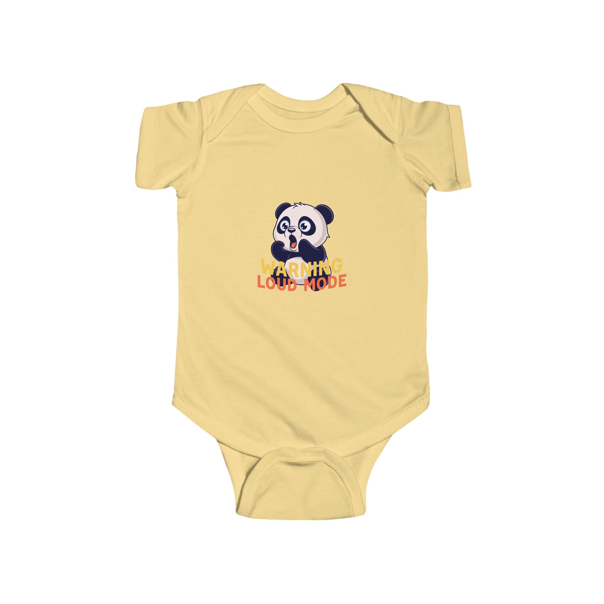 Panda 'Warning: Loud Mode' Infant Bodysuit