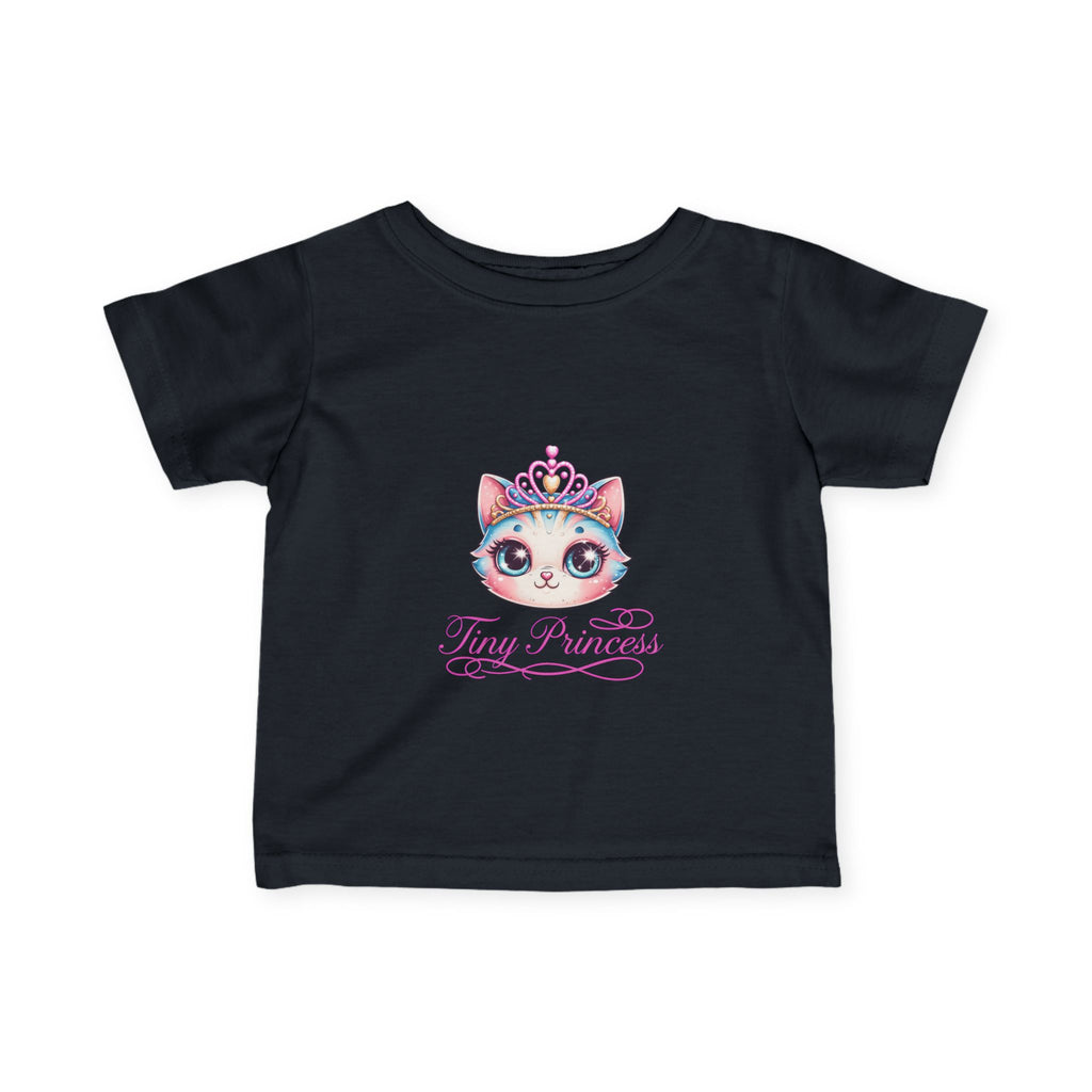 Infant Tee — Cute Kitten 'Tiny Princess' Baby Shirt