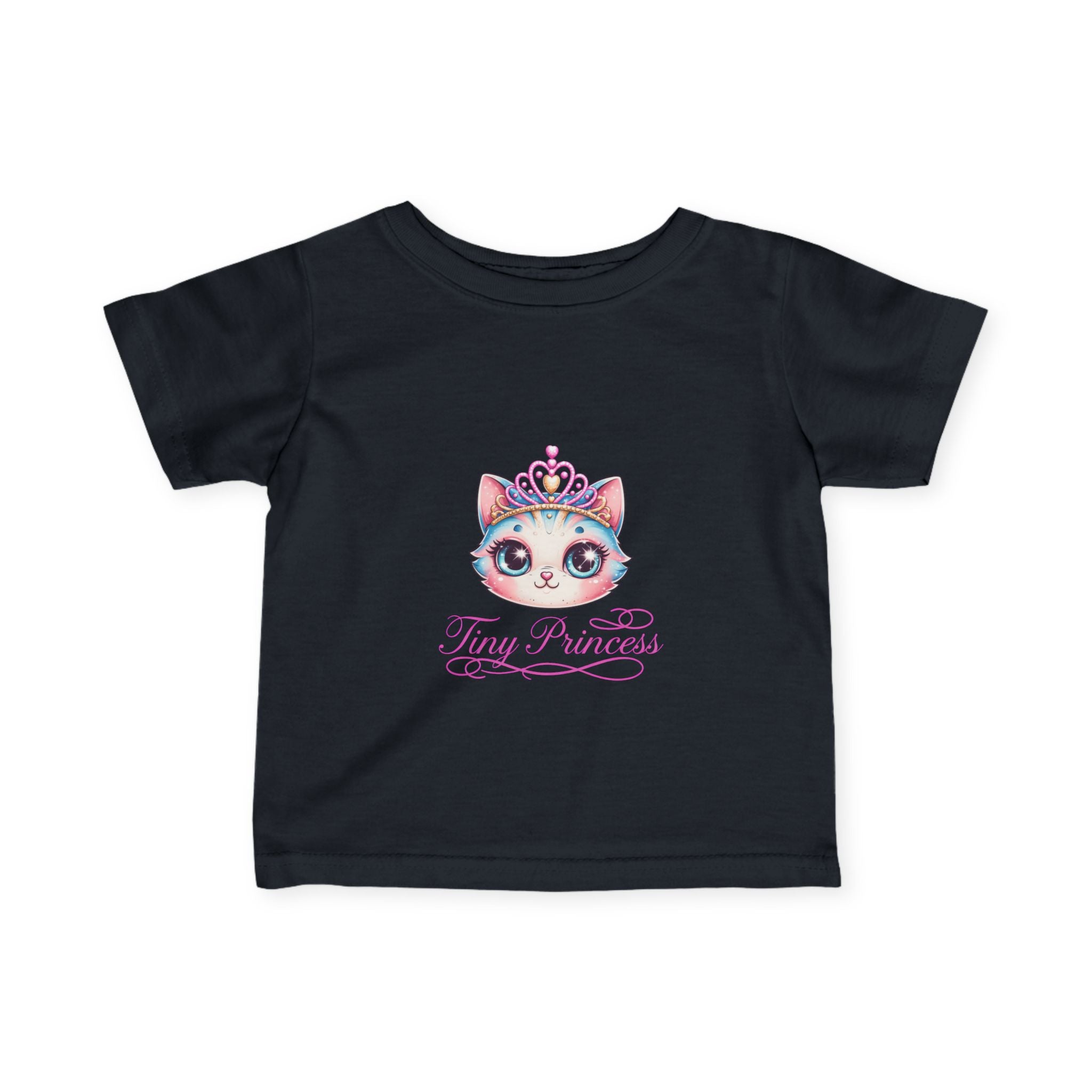 Infant Tee — Cute Kitten 'Tiny Princess' Baby Shirt