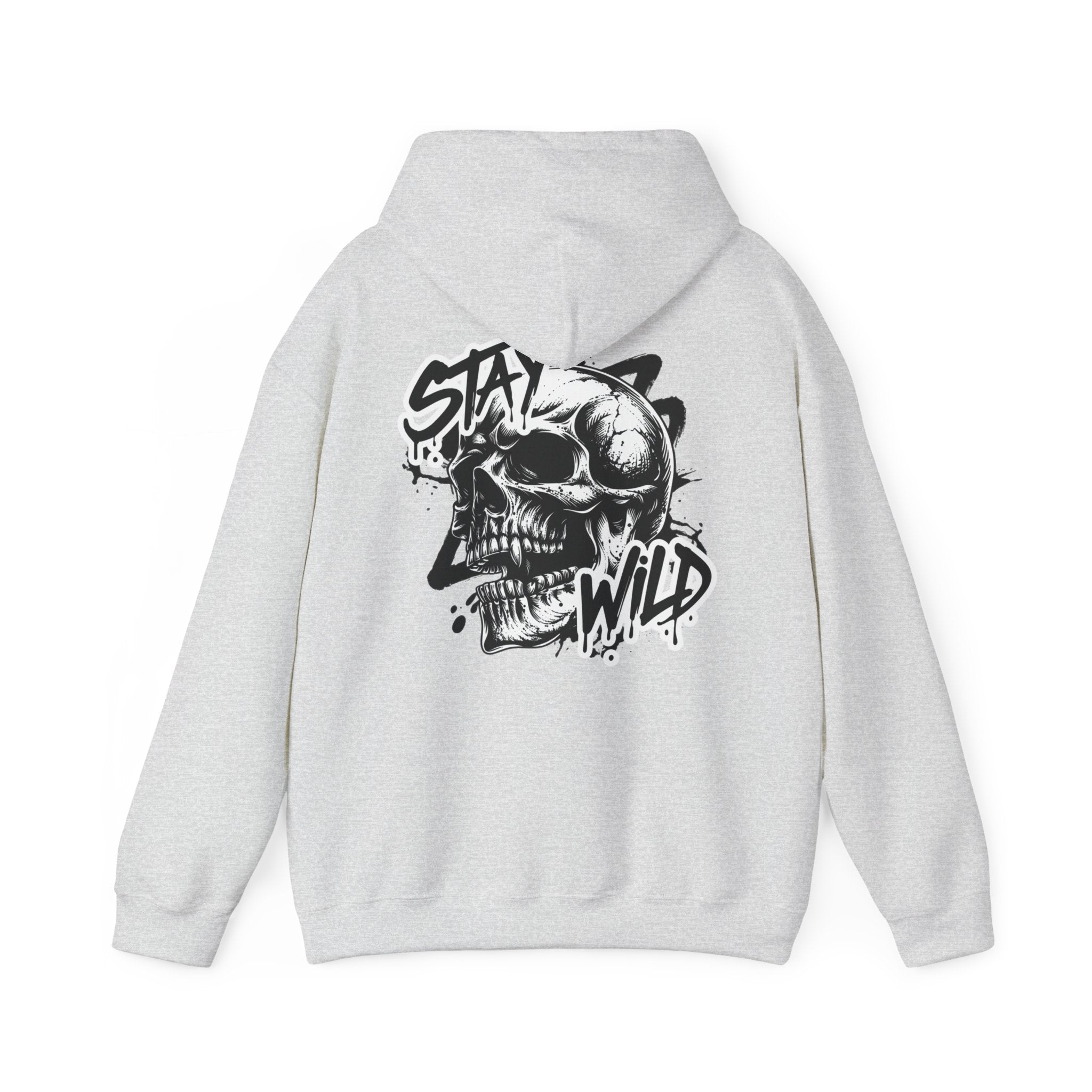 Stay Wild Skull Hoodie