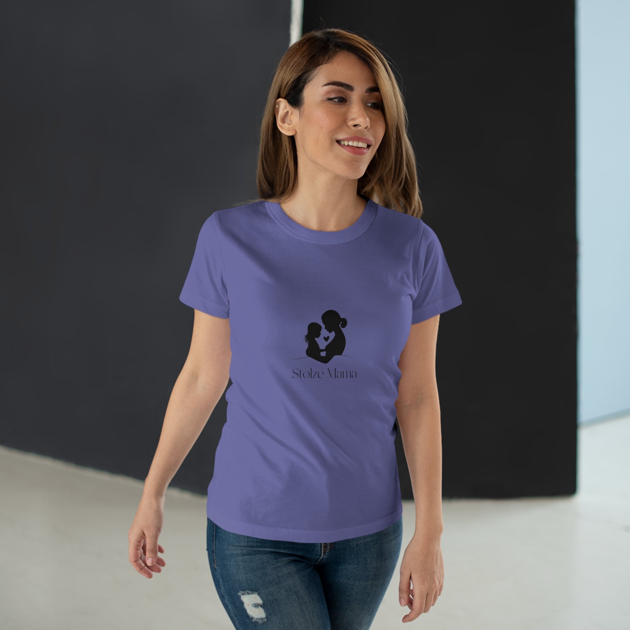 Mama & Baby Silhouette T-Shirt — 'StolzeGirlMama'