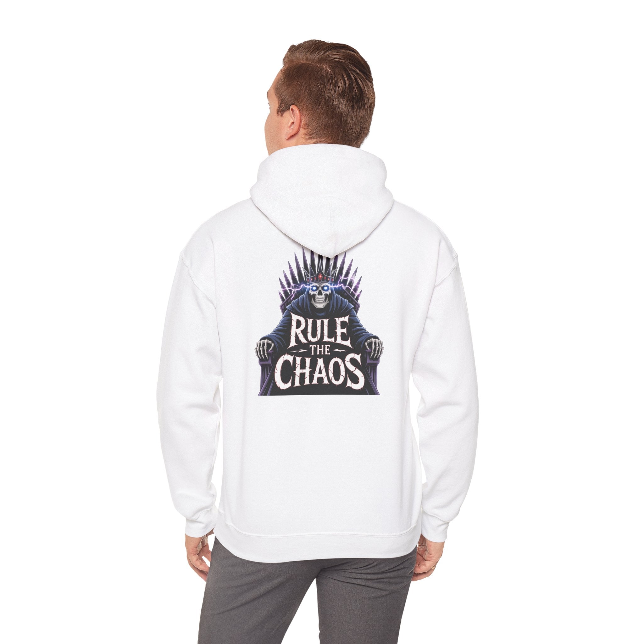 Rule the Chaos Hoodie — Fantasy Throne Graphic Hooded Sweatshirt