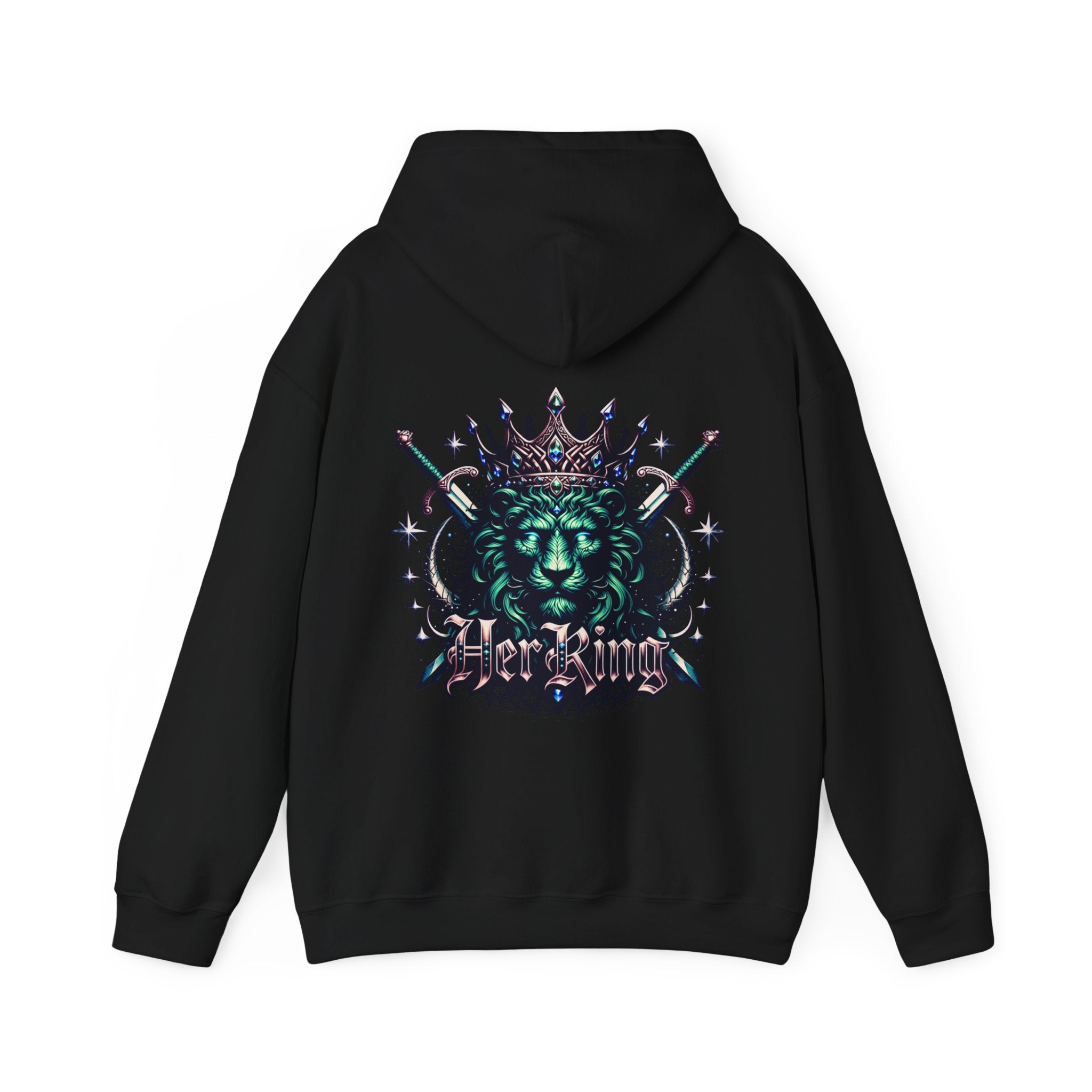 Lion Her King Crown Hoodie