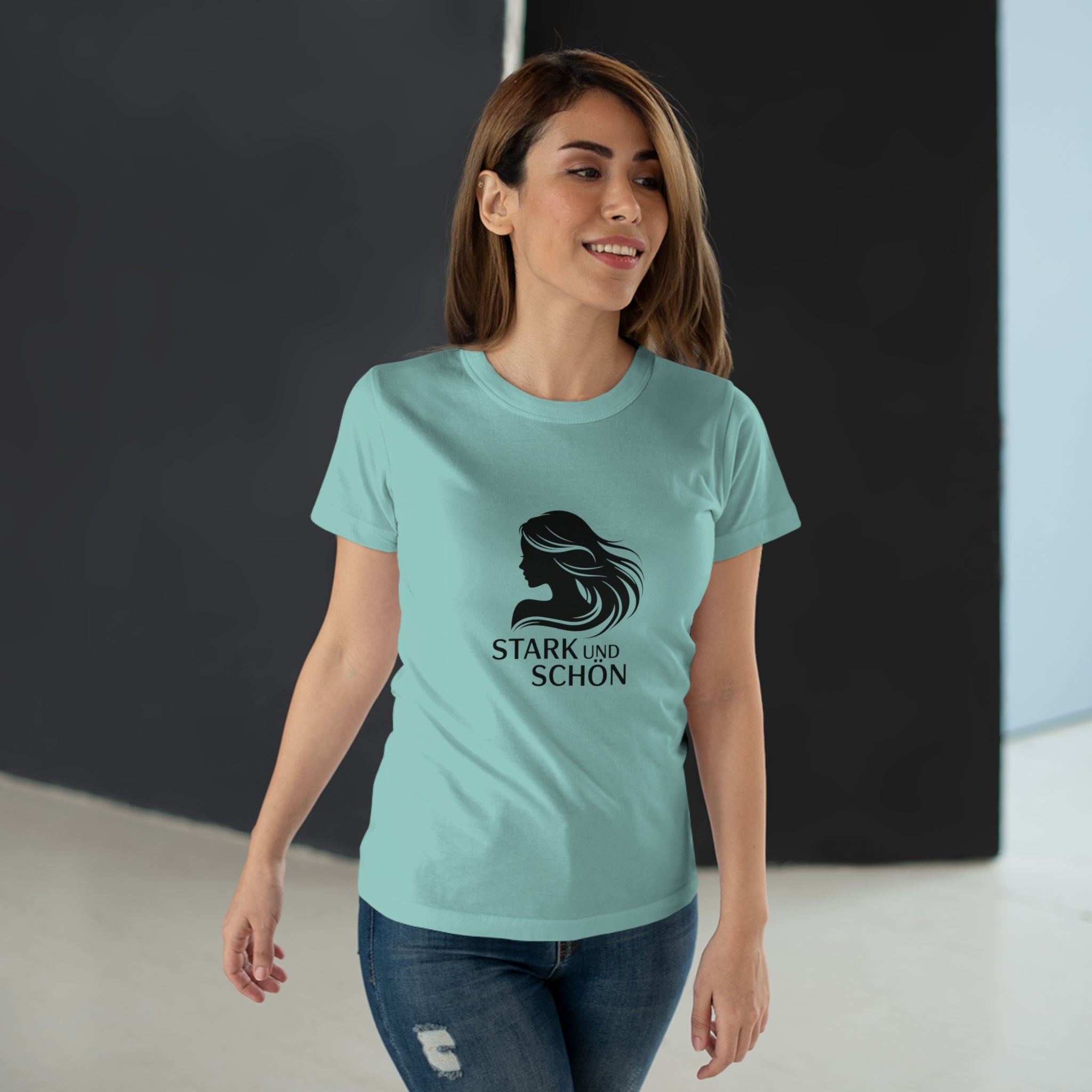 Stark und Schön Women's Tee — Strong & Beautiful Silhouette T-Shirt