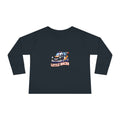 Toddler Long Sleeve Tee - Cute Cartoon Race Car “Lil’ Racer” Kids Shirt