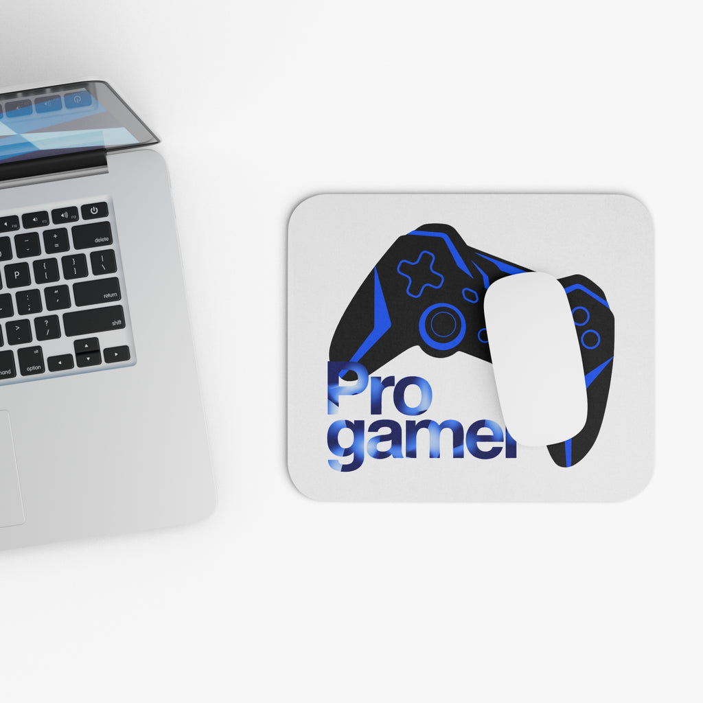 Pro Gamer Controller Mouse Pad — Blue Gaming Desk Mat for Gamers