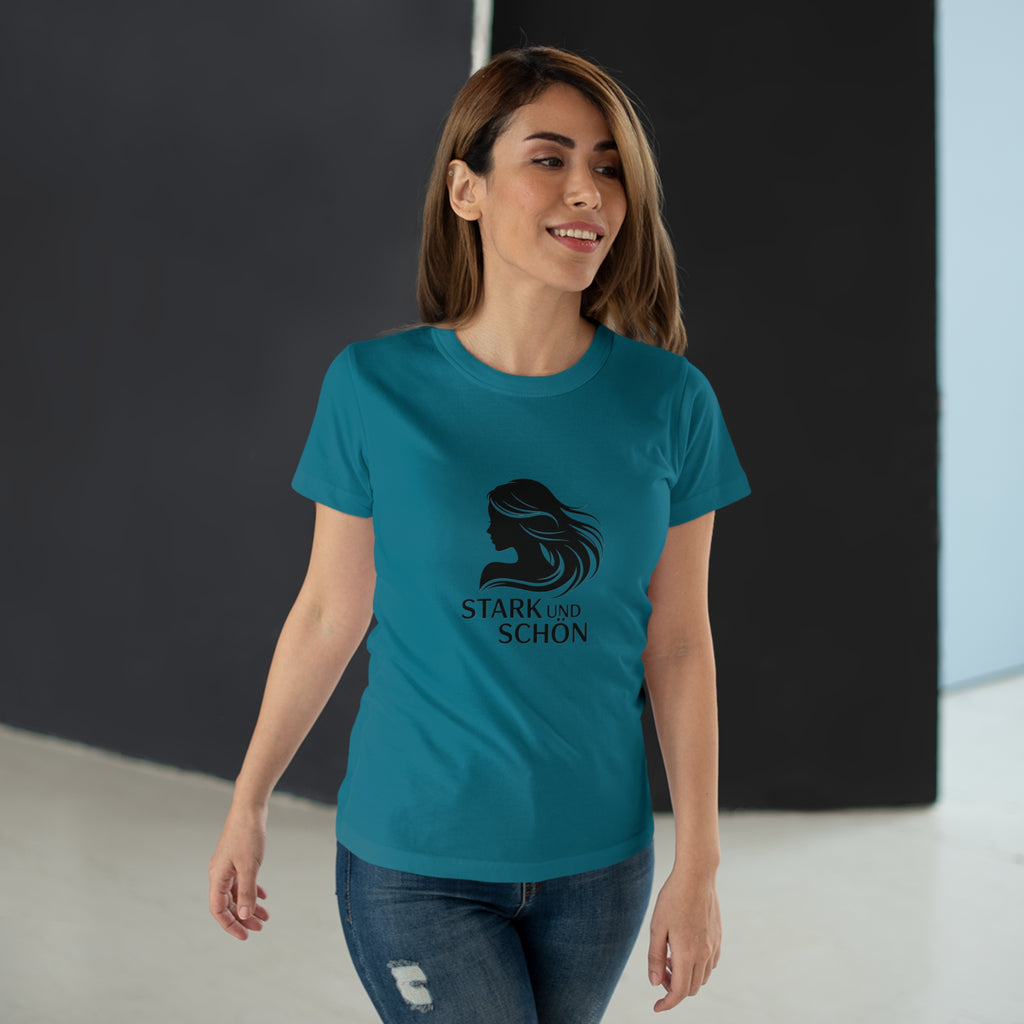Stark und Schön Women's Tee — Strong & Beautiful Silhouette T-Shirt