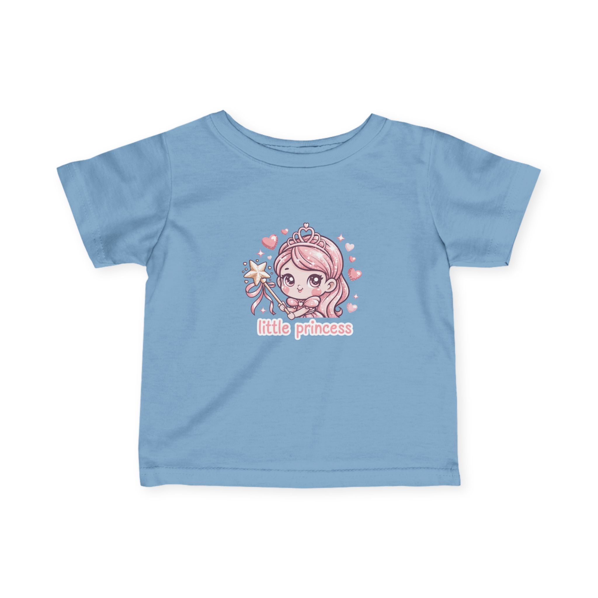Infant Tee — "Little Princess" Pink Princess Baby Shirt