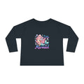 Little Mermaid Toddler Long Sleeve Tee — Cute Pink Mermaid Graphic