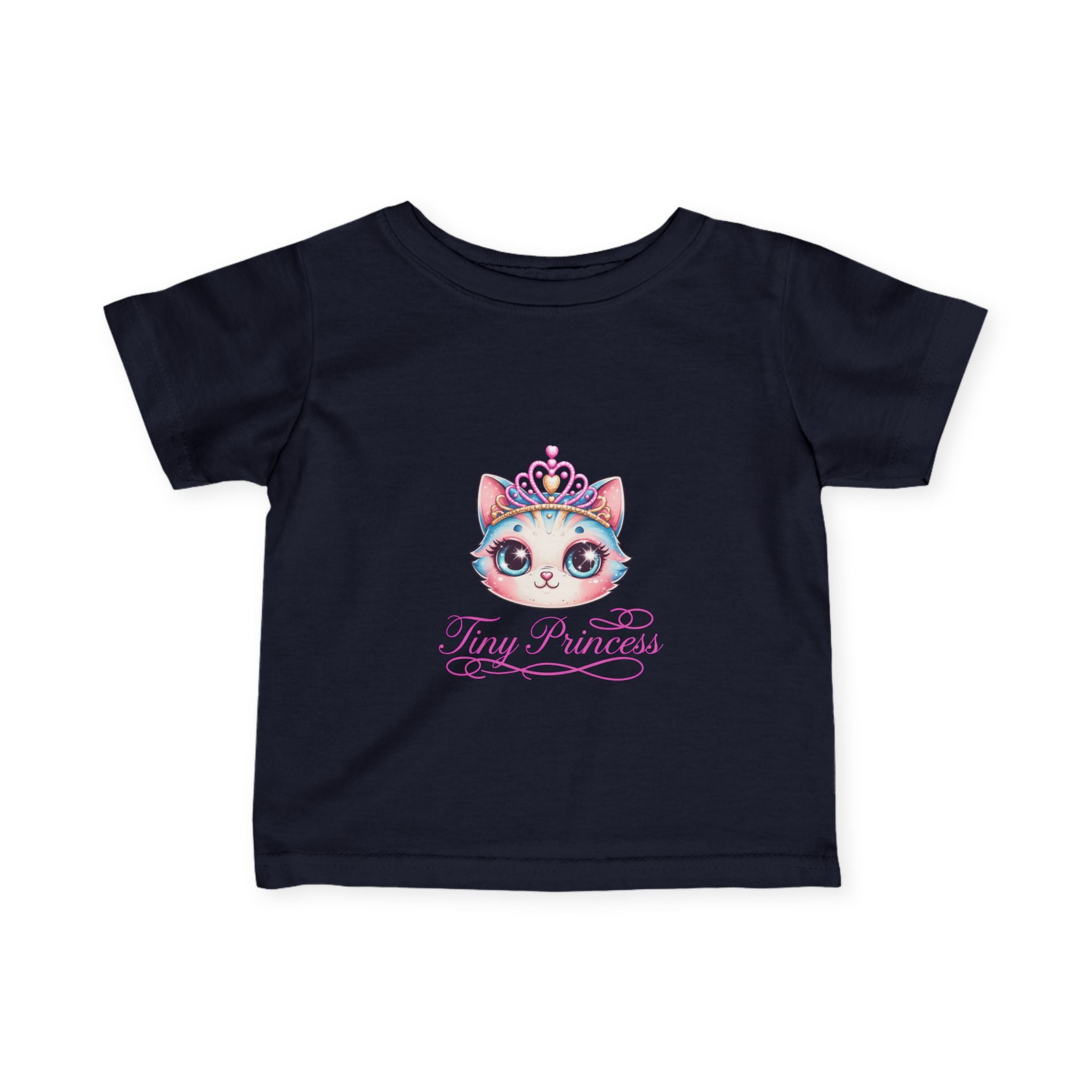 Infant Tee — Cute Kitten 'Tiny Princess' Baby Shirt