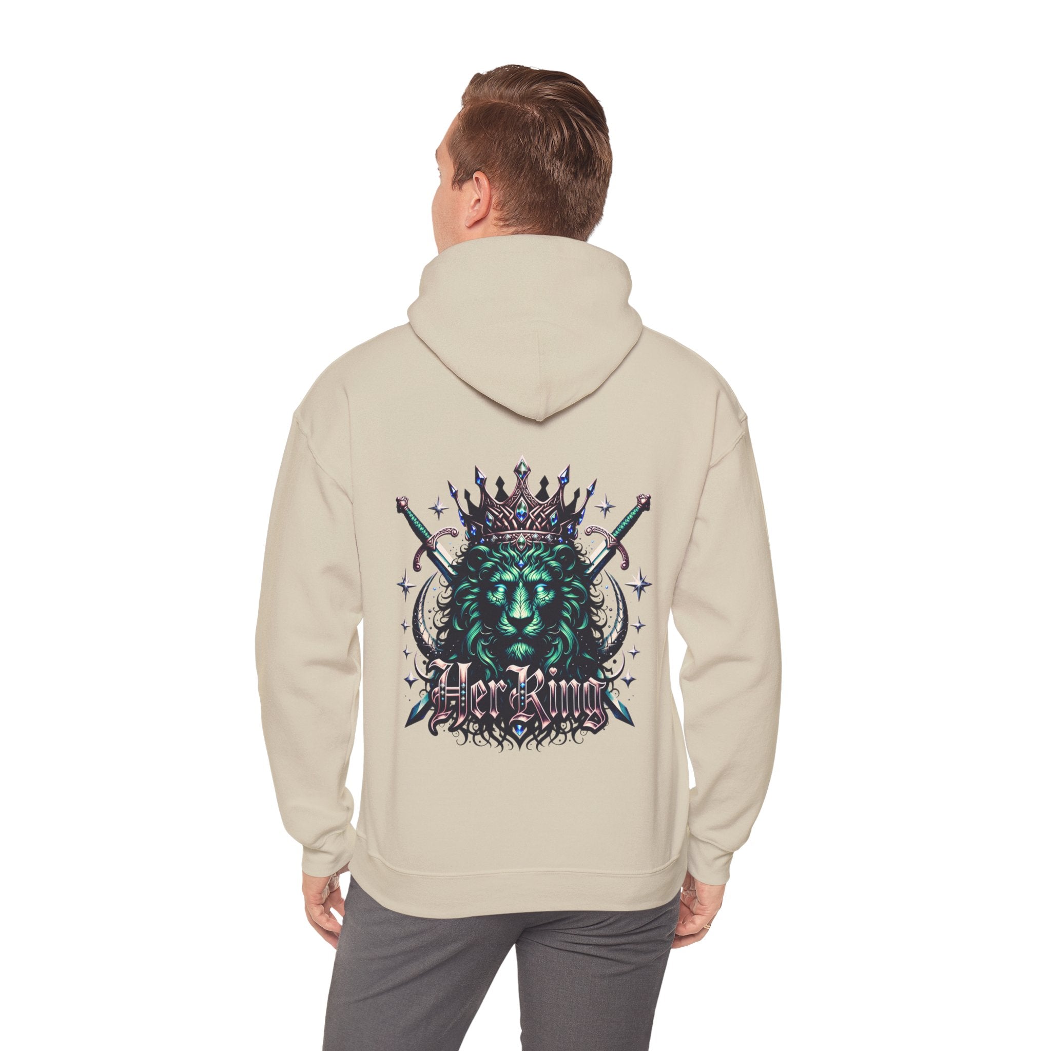 Lion Her King Crown Hoodie