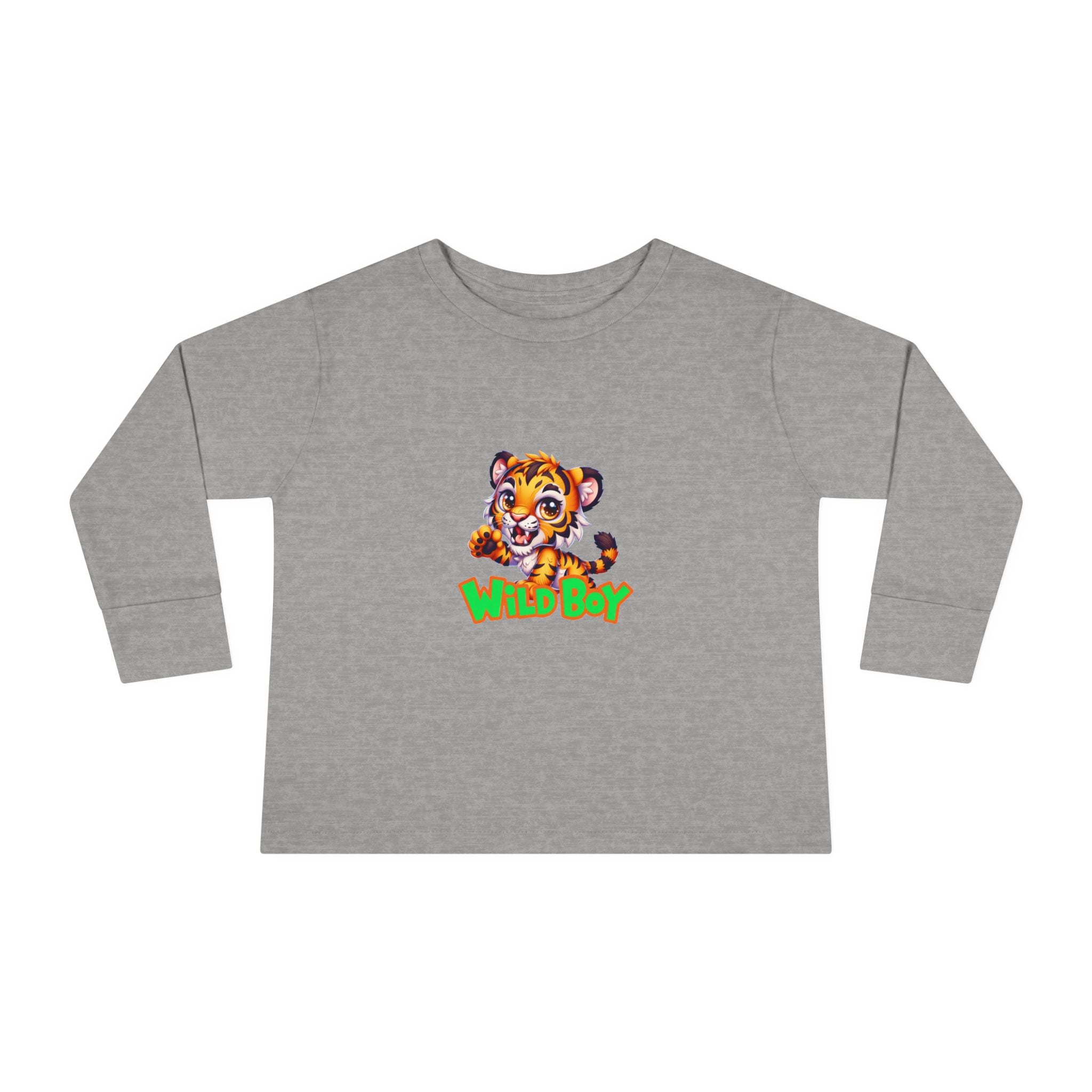 Wild Boy Tiger Toddler Long Sleeve