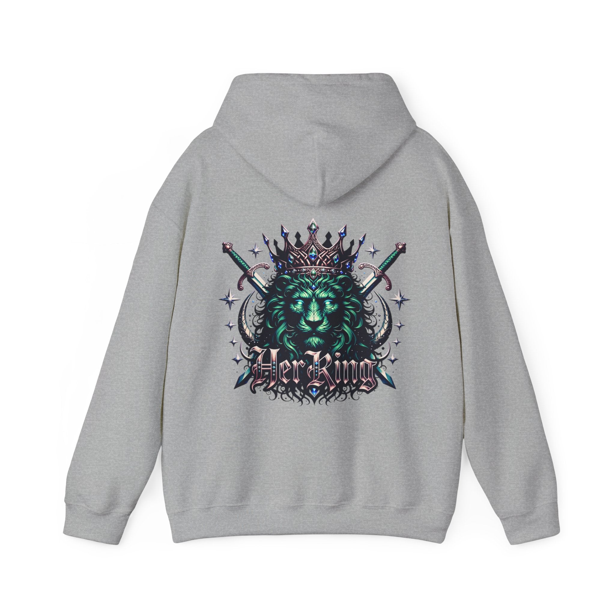 Lion Her King Crown Hoodie
