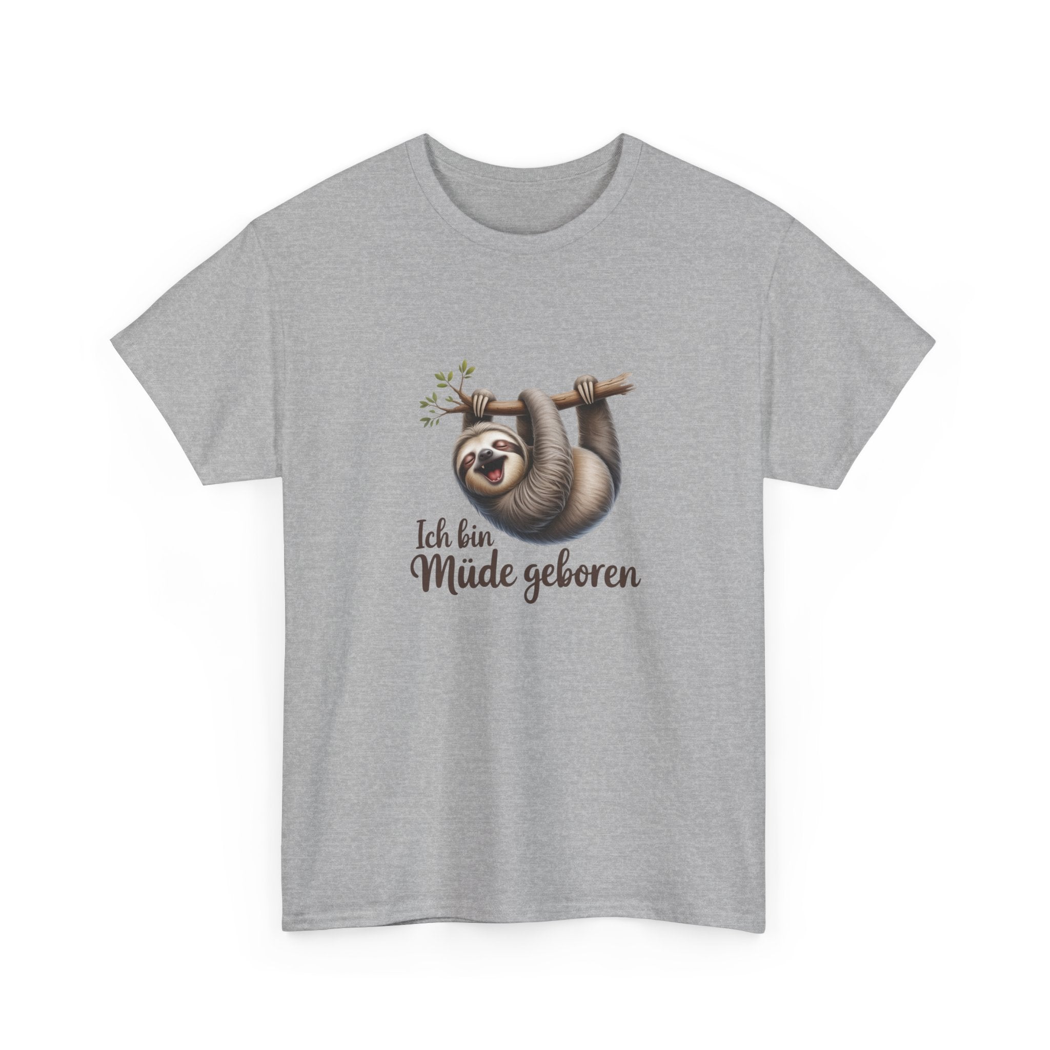 Herren Tshirt — "Ich bin Müde geboren"