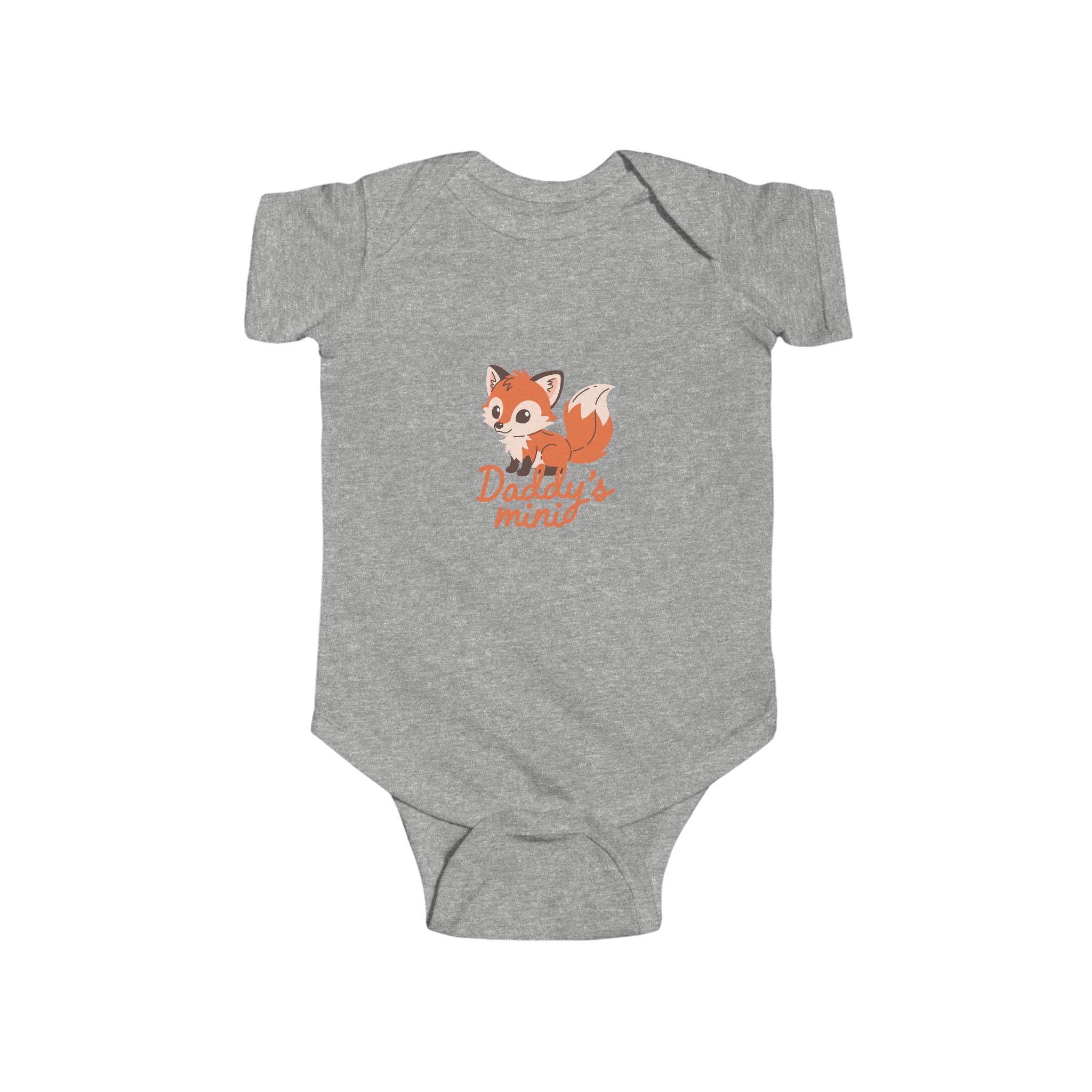 Daddy's Mini Fox Infant Bodysuit - Cute Baby Onesie Gift