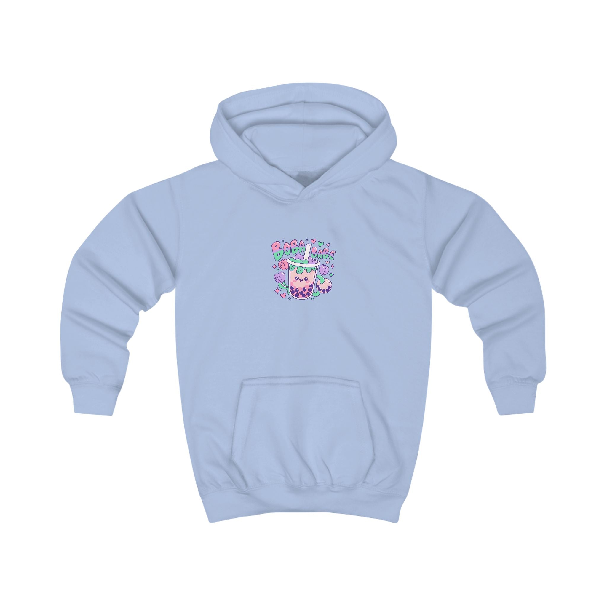 Kids Hoodie – 'BobaBabe'
