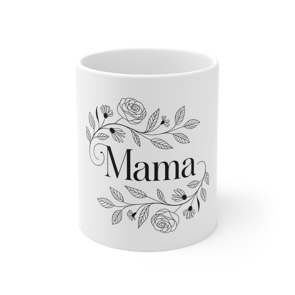 Mama Floral Keramik Tasse - 300ml