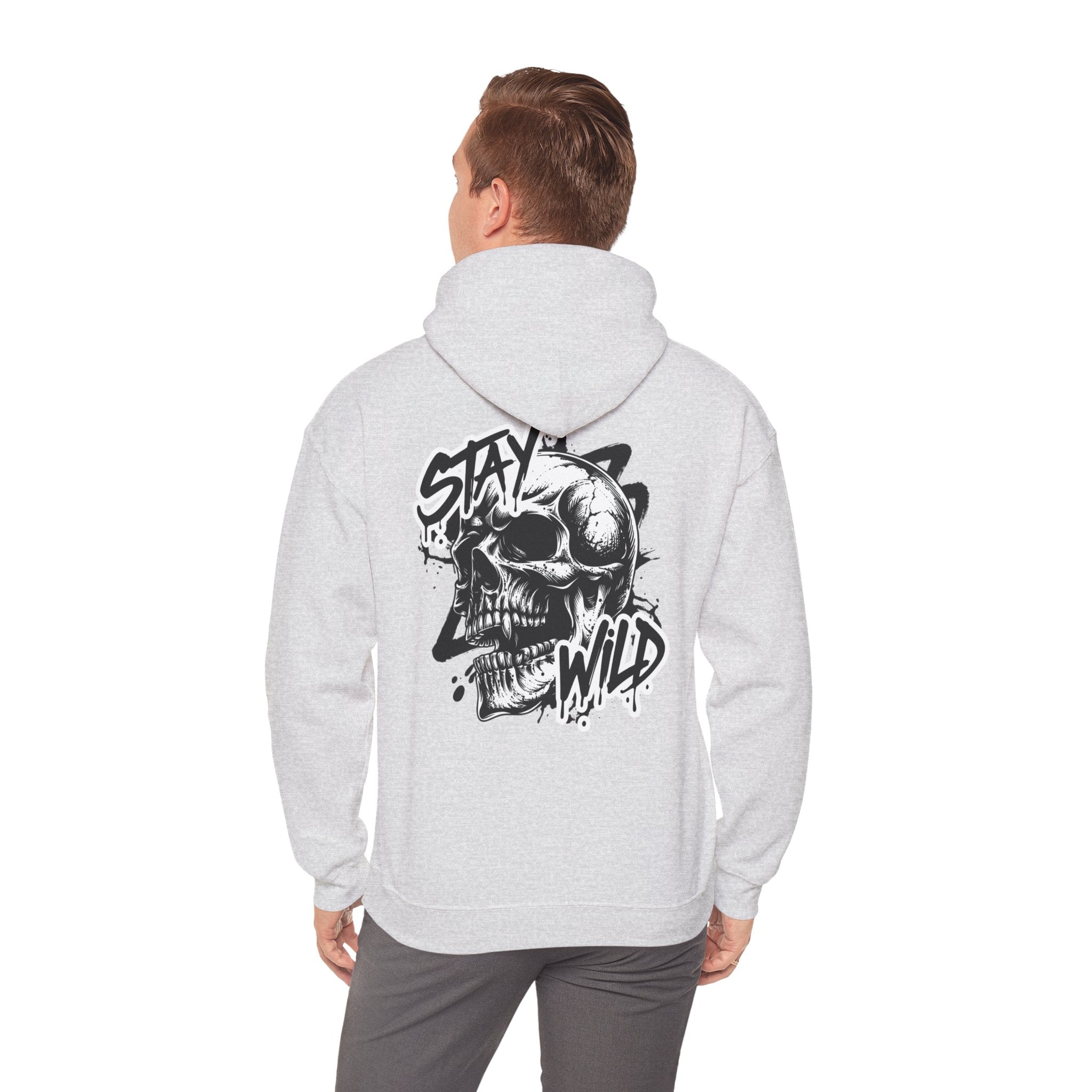 Stay Wild Skull Hoodie
