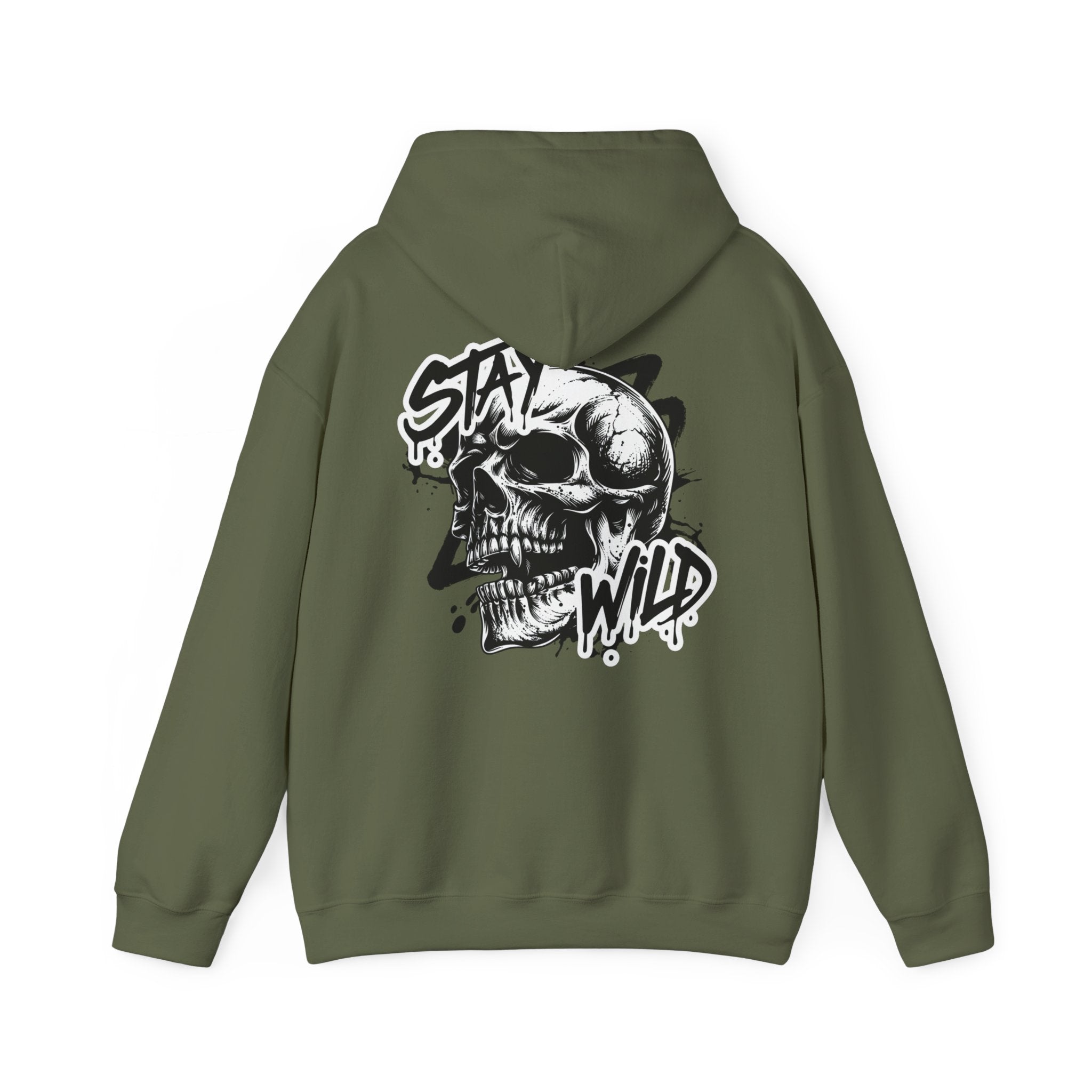 Stay Wild Skull Hoodie