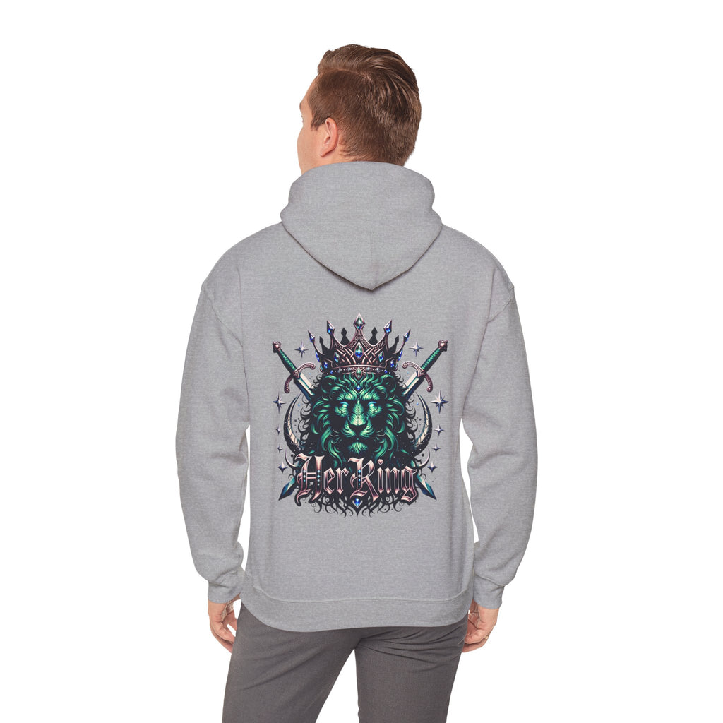 Lion Her King Crown Hoodie