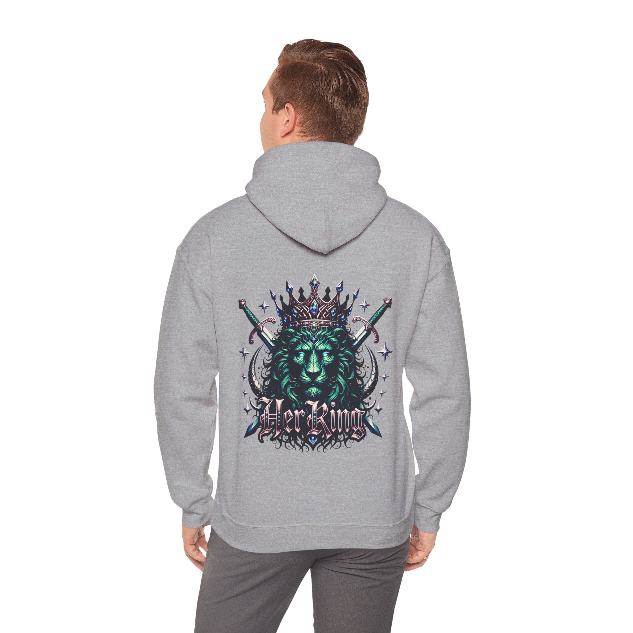 Lion Her King Crown Hoodie