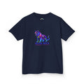Ýouth Kids Tee — Colorful Tiger "Bleed Wild" Graphic
