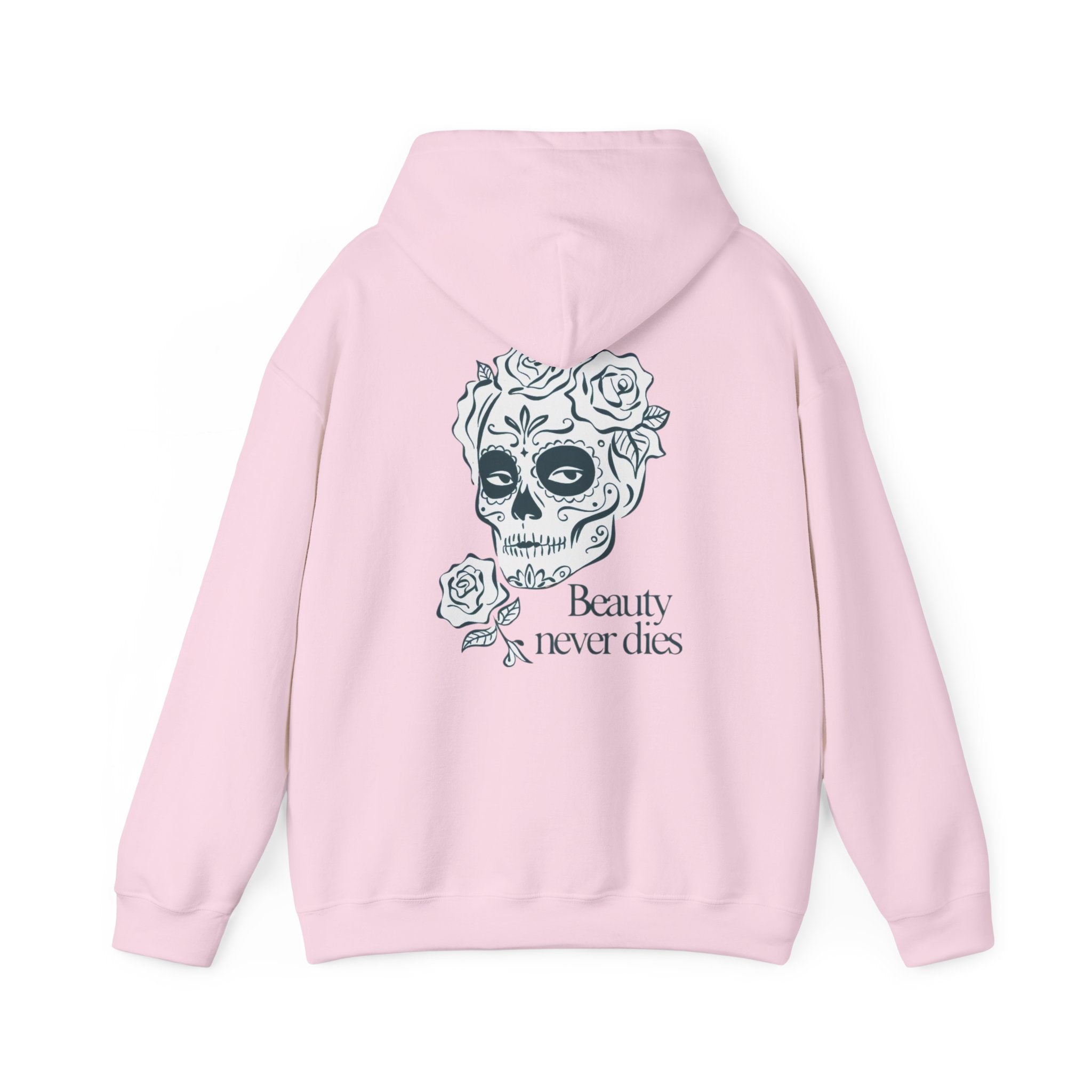 Beauty Never Dies Skull Hoodie