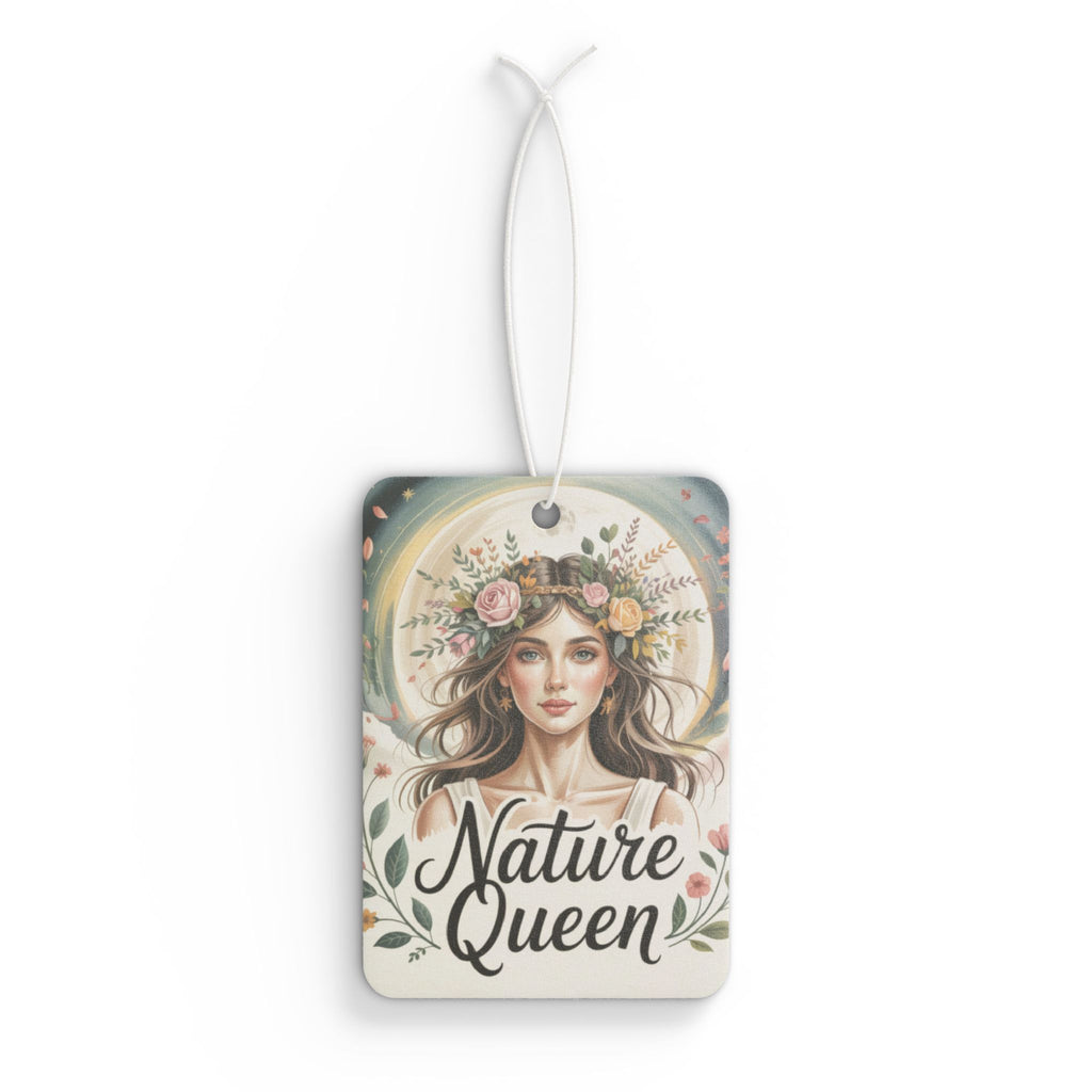 Nature Queen Car Air Freshener — Floral Goddess Scented Ornament for Eco-Loving Women