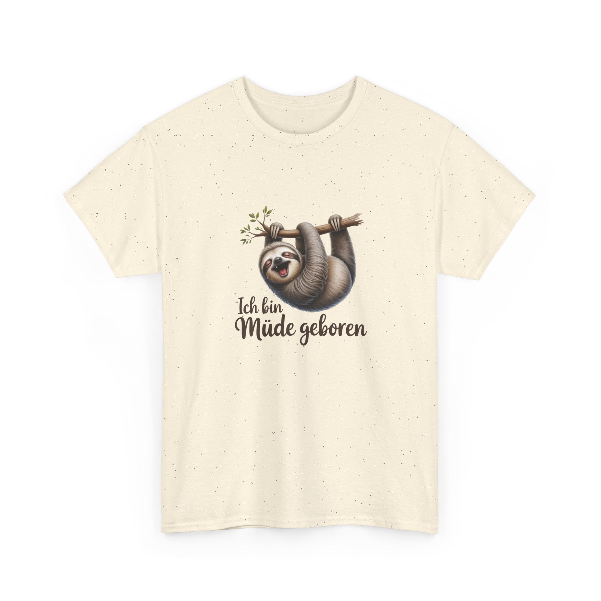 Herren Tshirt — "Ich bin Müde geboren"