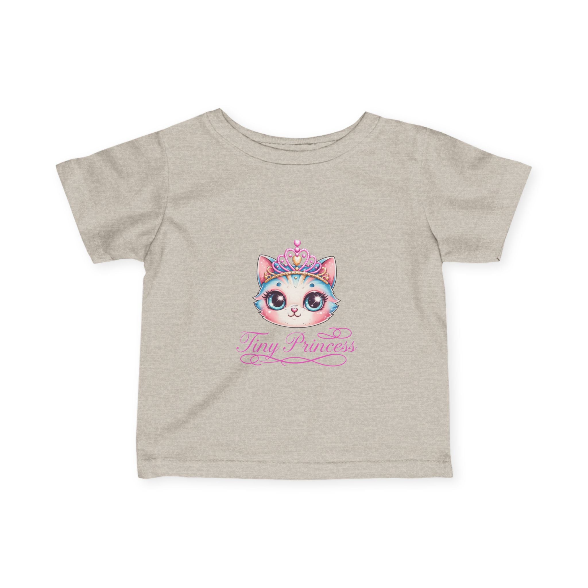 Infant Tee — Cute Kitten 'Tiny Princess' Baby Shirt