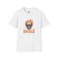 Born Wild Flame Skull T-Shirt