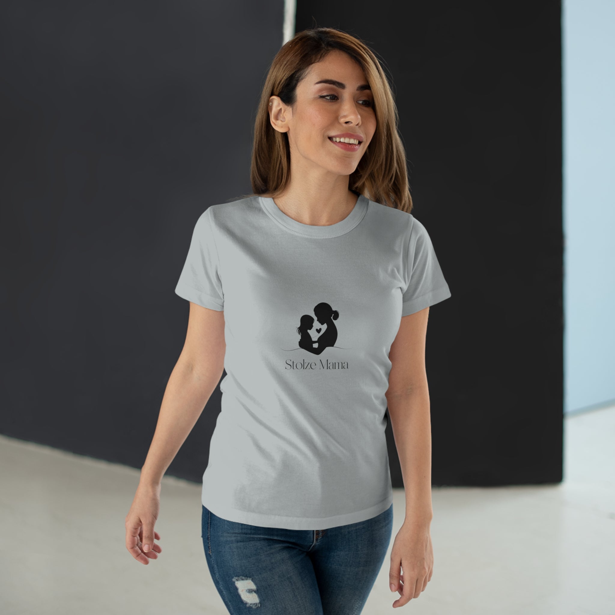 Mama & Baby Silhouette T-Shirt — 'StolzeGirlMama'