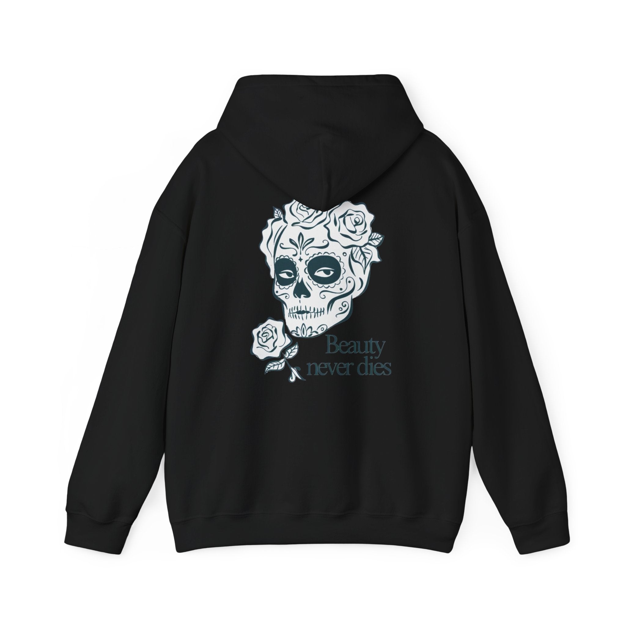 Beauty Never Dies Skull Hoodie
