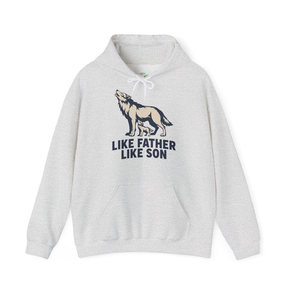 Like Father Like Son Wolf Hoodie