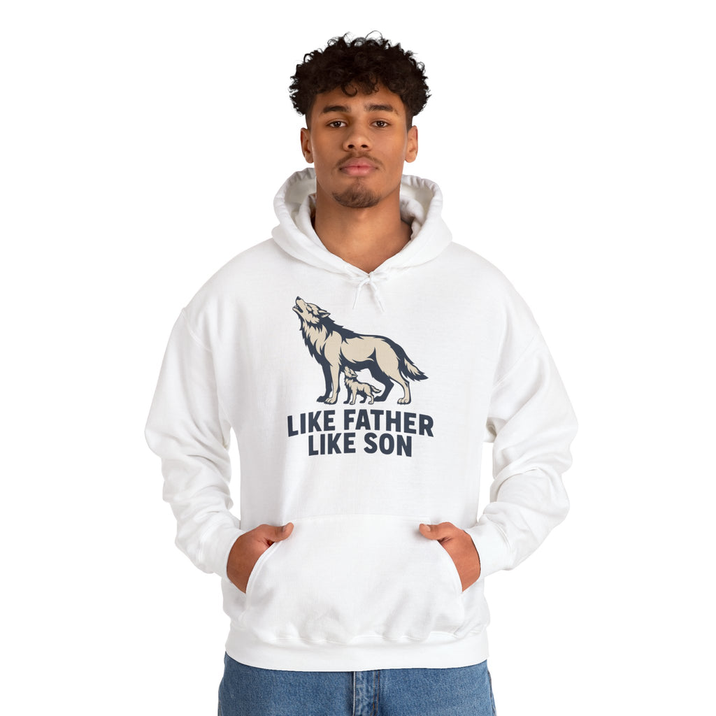 Like Father Like Son Wolf Hoodie