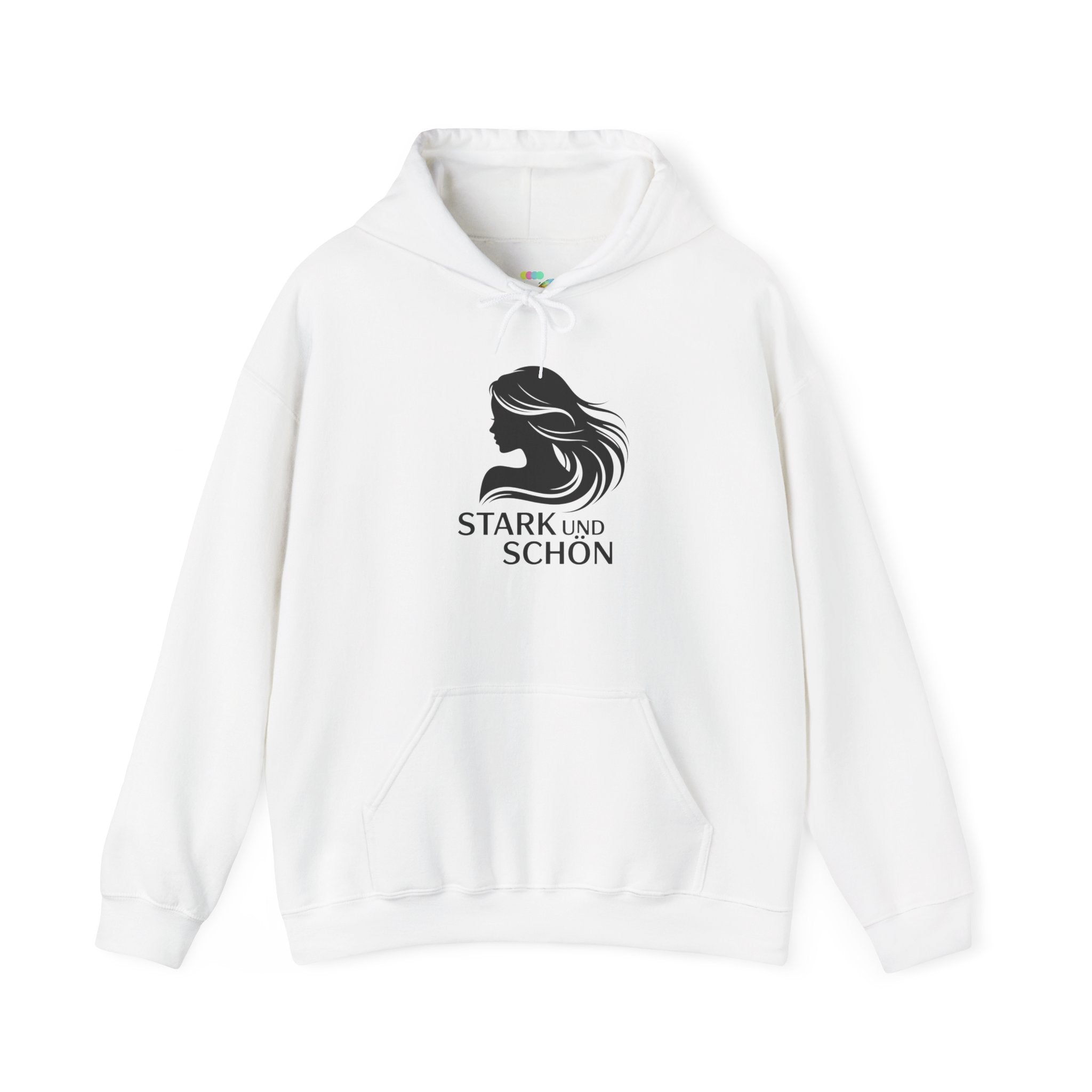Stark und Schön Hoodie — German 'Strong and Beautiful' Graphic Hooded Sweatshirt