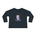 Toddler Long Sleeve Tee - "Tiny Dragon" Cute Pastel Baby Dragon Graphic