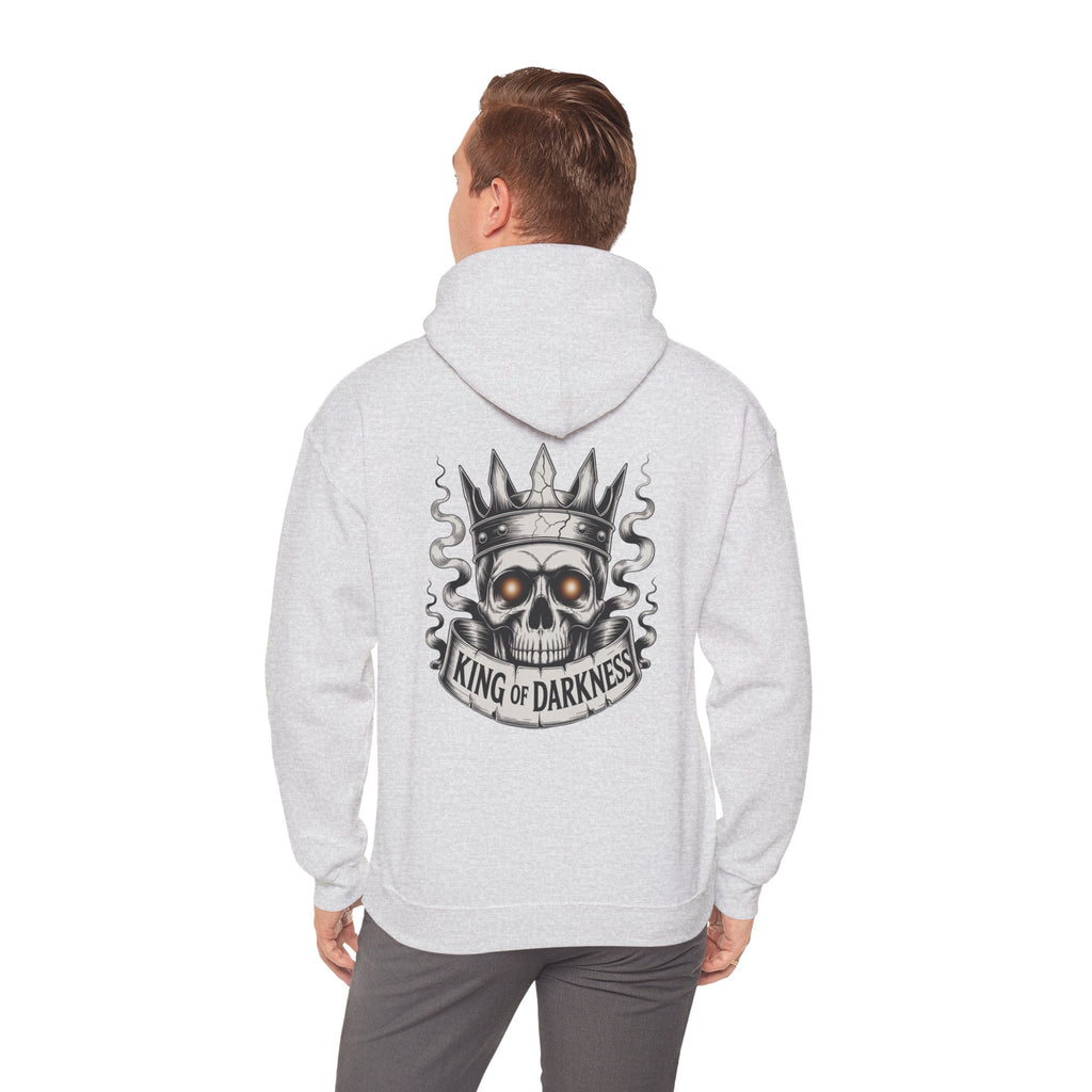 Hoodie — King of Darkness Skull Crown Graphic Pullover