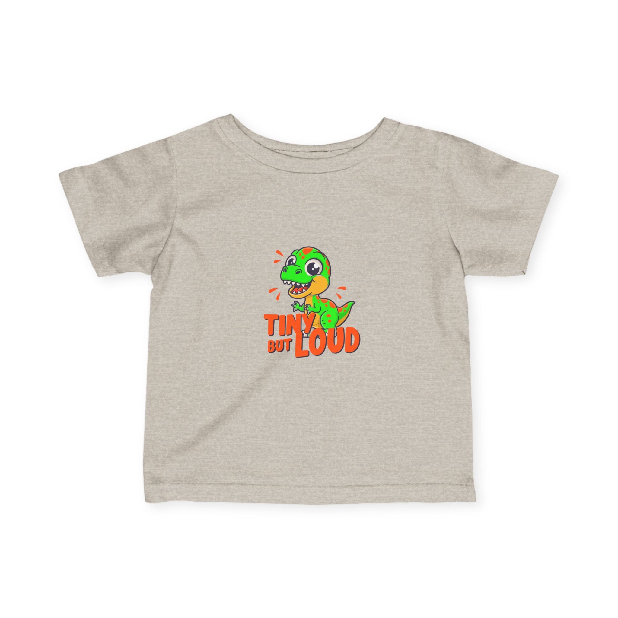 Tiny But Loud Dino Graphic Baby Shirt