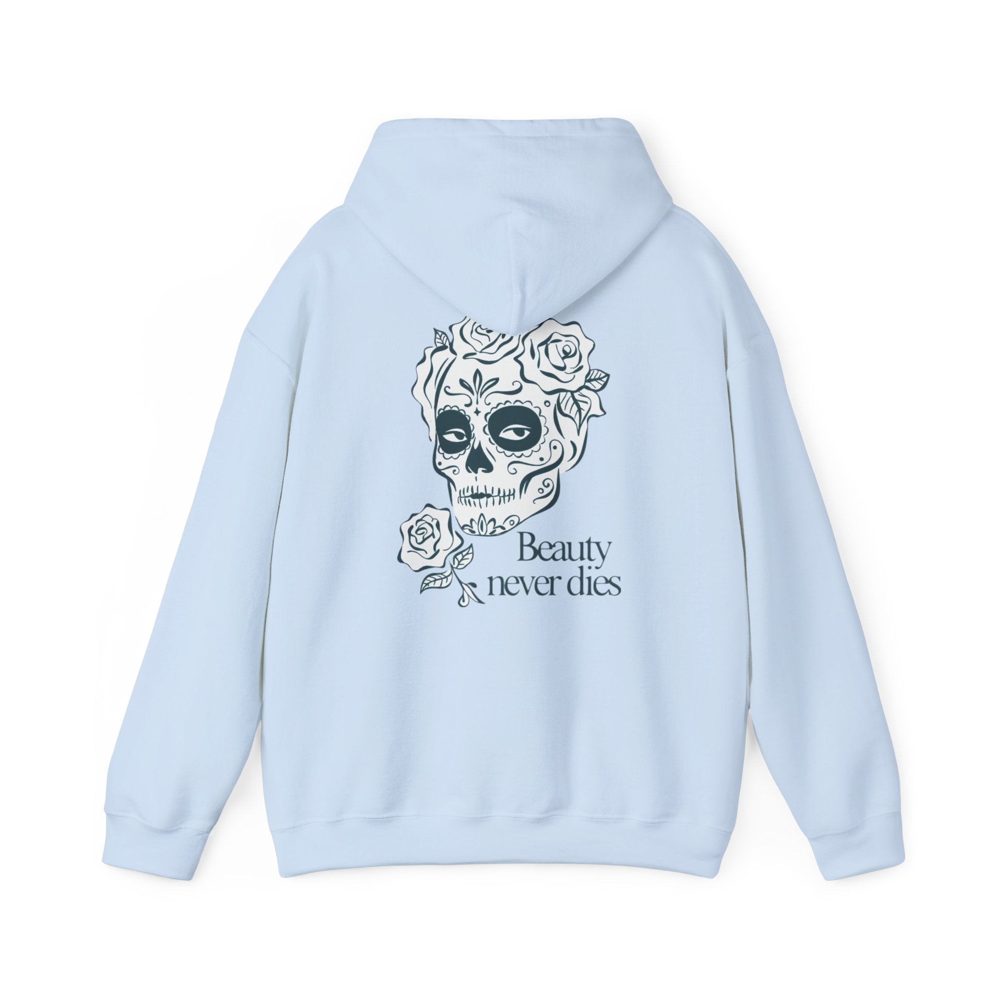 Beauty Never Dies Skull Hoodie