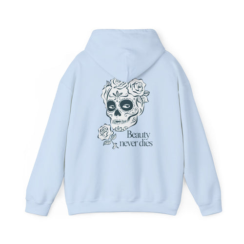 Beauty Never Dies Skull Hoodie