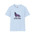 Wolf T-Shirt — 'Frei wie ein Wolf' Galaxy Silhouette Tee
