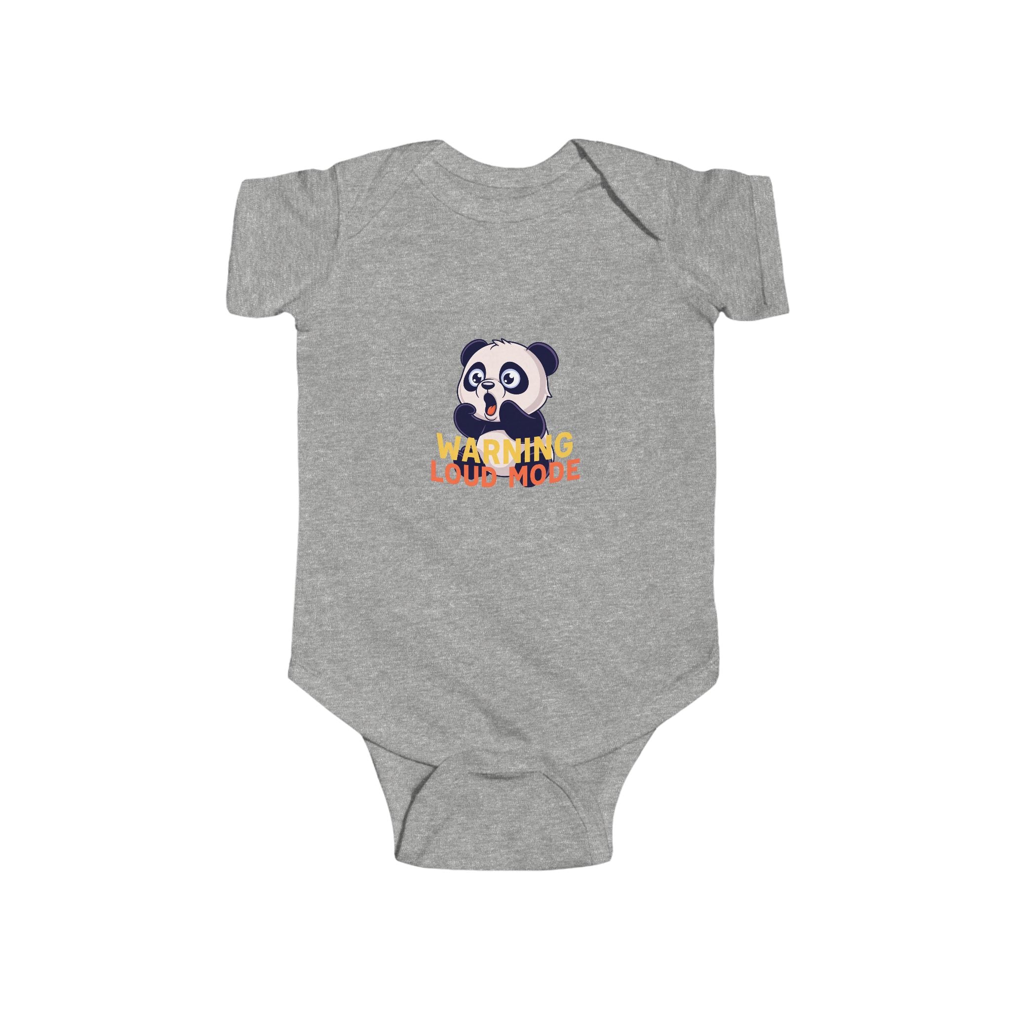 Panda 'Warning: Loud Mode' Infant Bodysuit