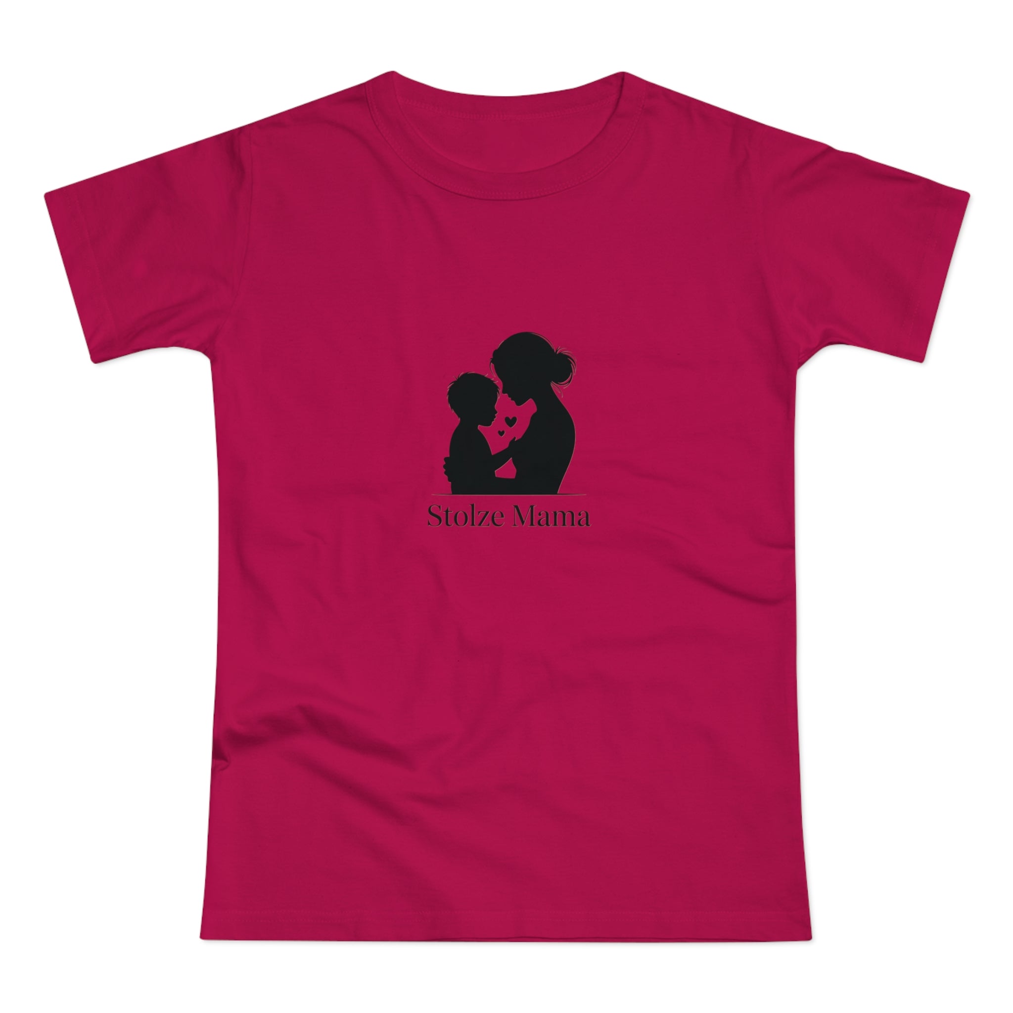 Stolze Mama Silhouette Women's T-Shirt — Proud Boy Mom Graphic Tee