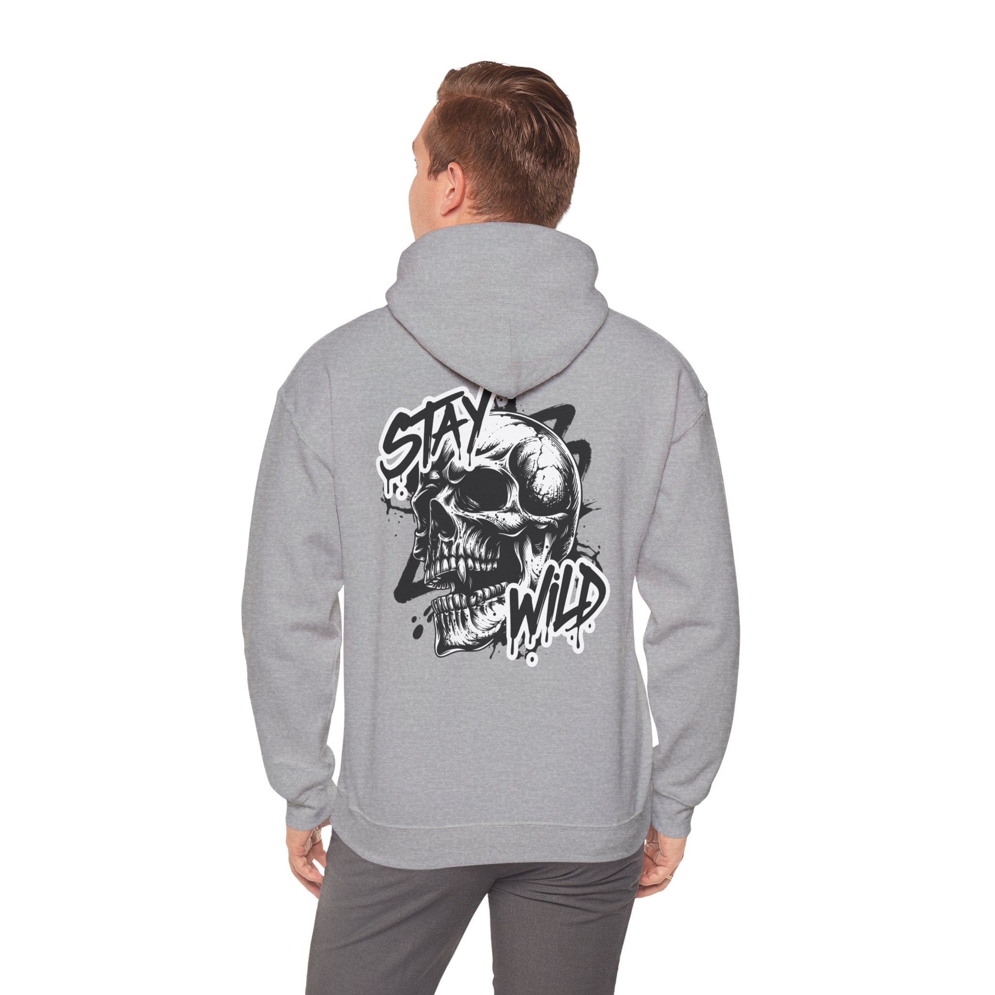 Stay Wild Skull Hoodie