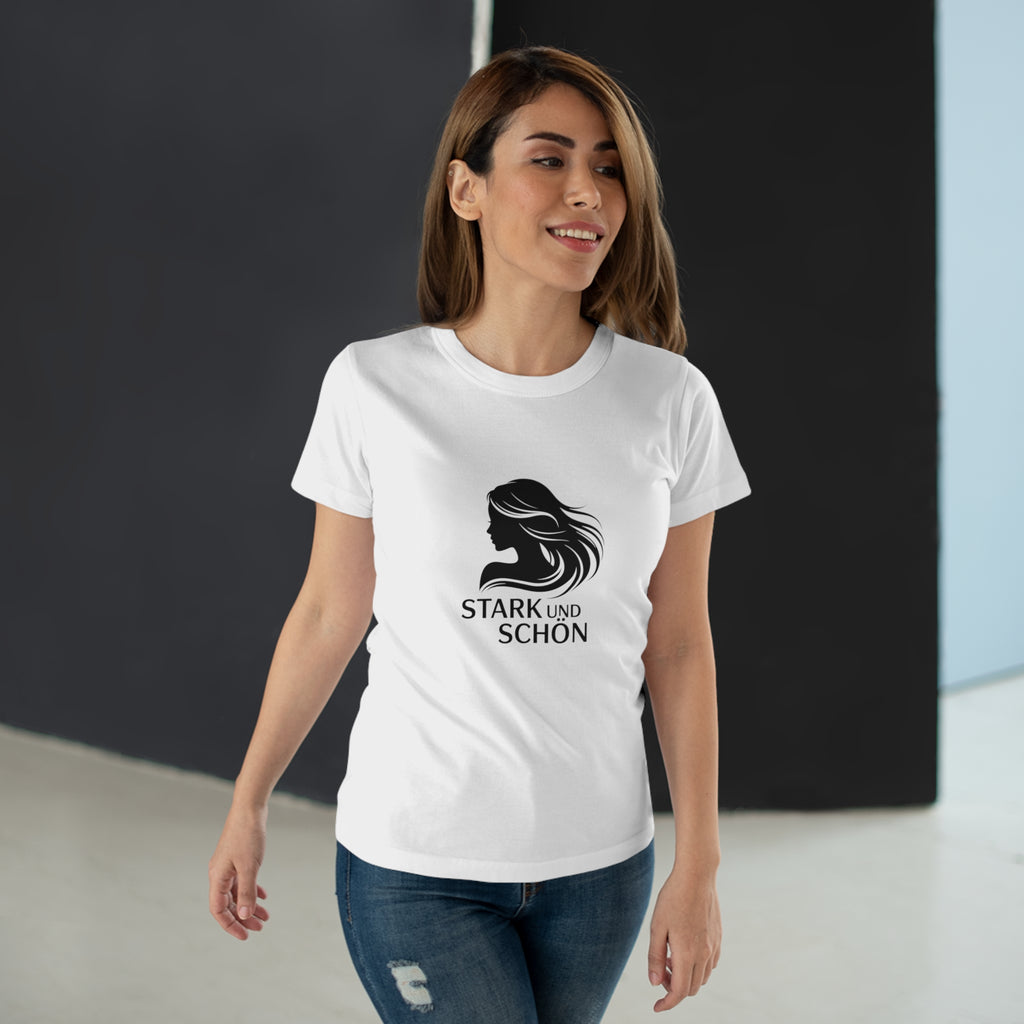 Stark und Schön Women's Tee — Strong & Beautiful Silhouette T-Shirt